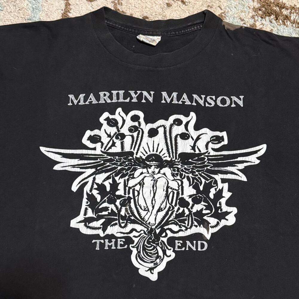 Vintage 1996 Marilyn Manson The End Shirt XL Antichrist Superstar Winterland